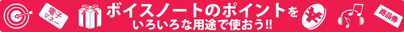 ポイントを色々な用途で使おう